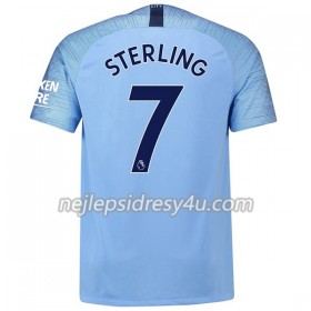 Fotbalový Dres Manchester City Sterling 7 Domácí 2018/19